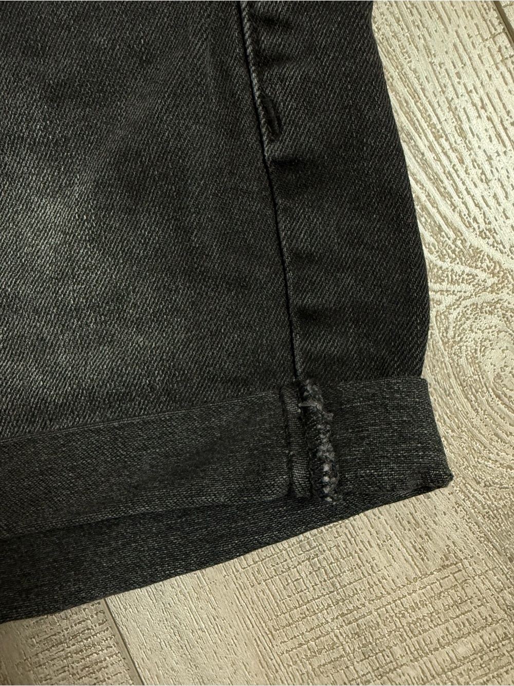 wild fable Black Rolled-Hem Denim Shorts - Picture 4 of 9